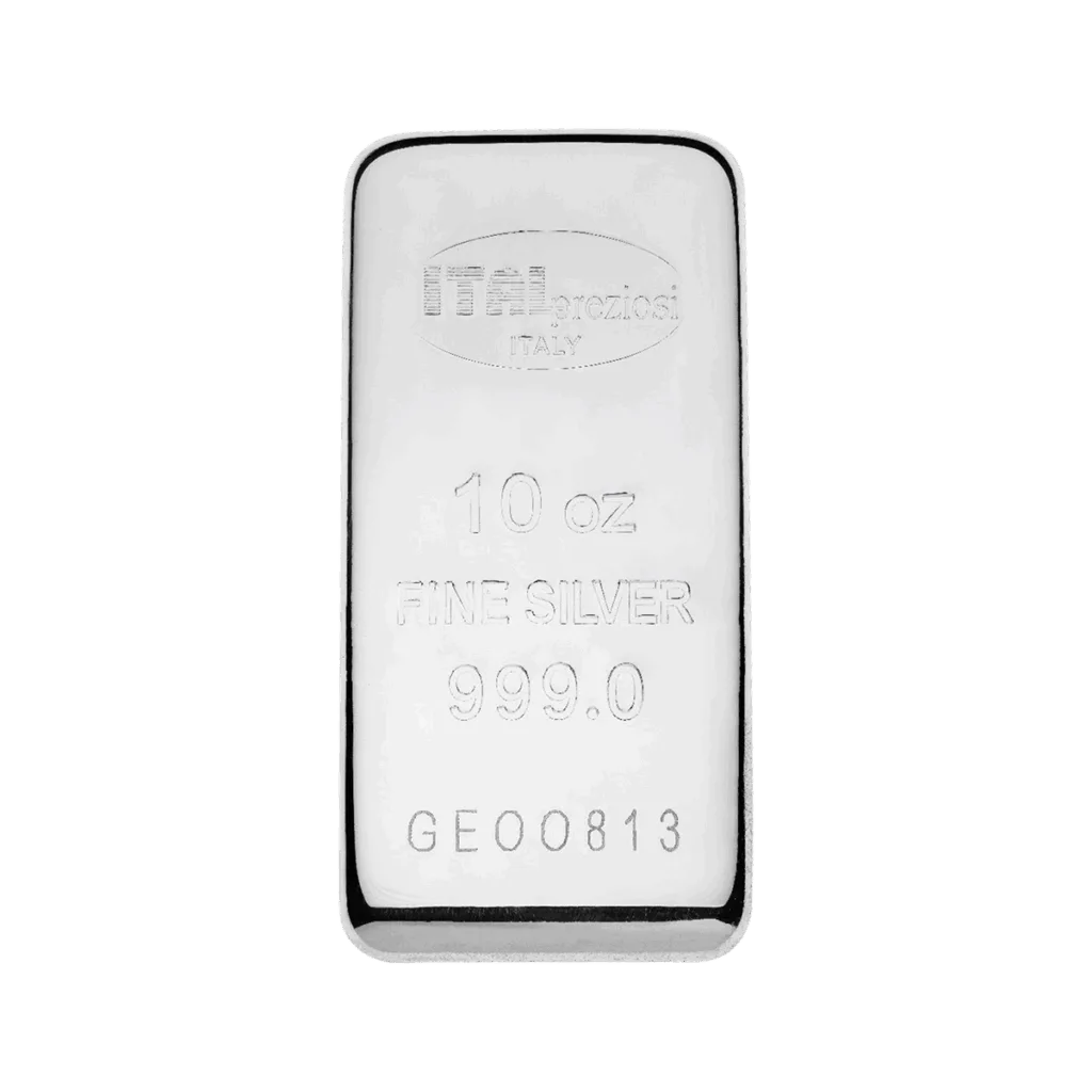 Lingotto Argento Puro 999.0 – 10oz Certificato