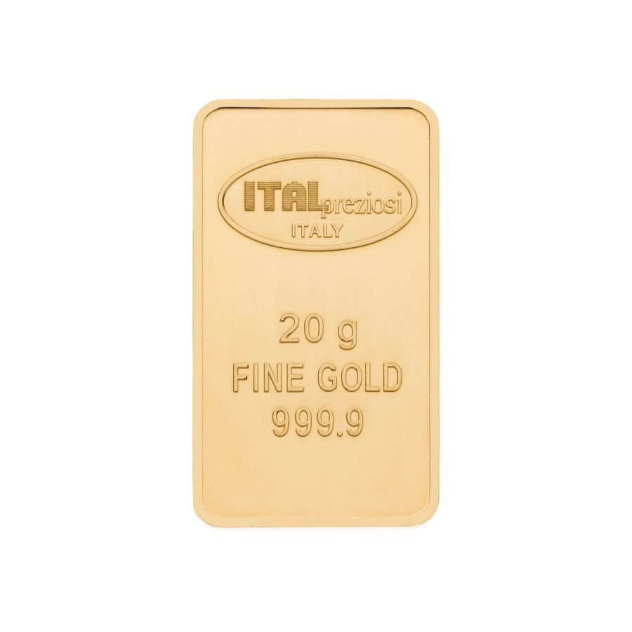Lingotto Oro Puro 999.9 – 20g Certificato