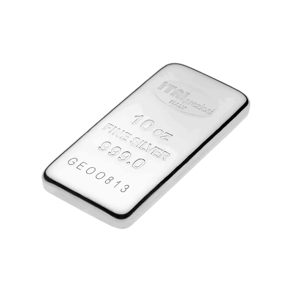 Lingotto Argento Puro 999.0 – 10oz Certificato